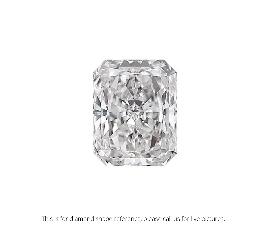 1.02ct. Radiant Diamond H I2 GIA certification - Roset Z362