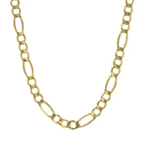 10K Yellow Gold Figaro Chain - 226545