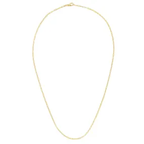 14k Yellow Gold Paperclip Chain