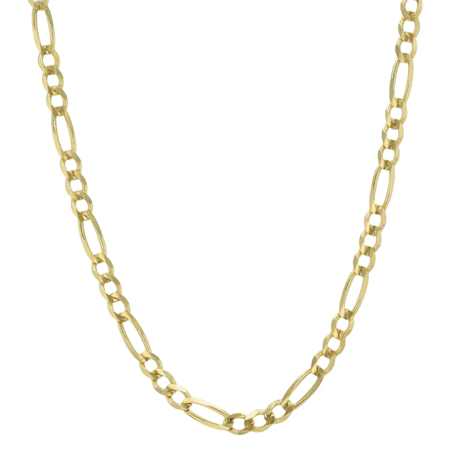 14K Yellow Gold Solid Figaro Chain - 223639