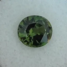 4.28 CT. SAPPHIRE ,DEEP GREEN UNHEATED