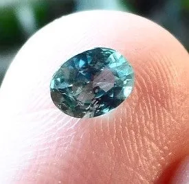 .56ct CLEAR LAKE BLUE/GREEN OVAL SAPPHIRE