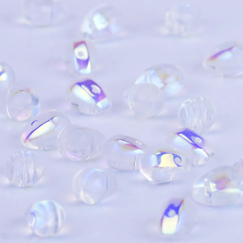 6*9mm Glass Teardrop Beads Czech beads Glass drop Beads Glass Beads Tiny Drops Seed Beads Colorful 50pcs