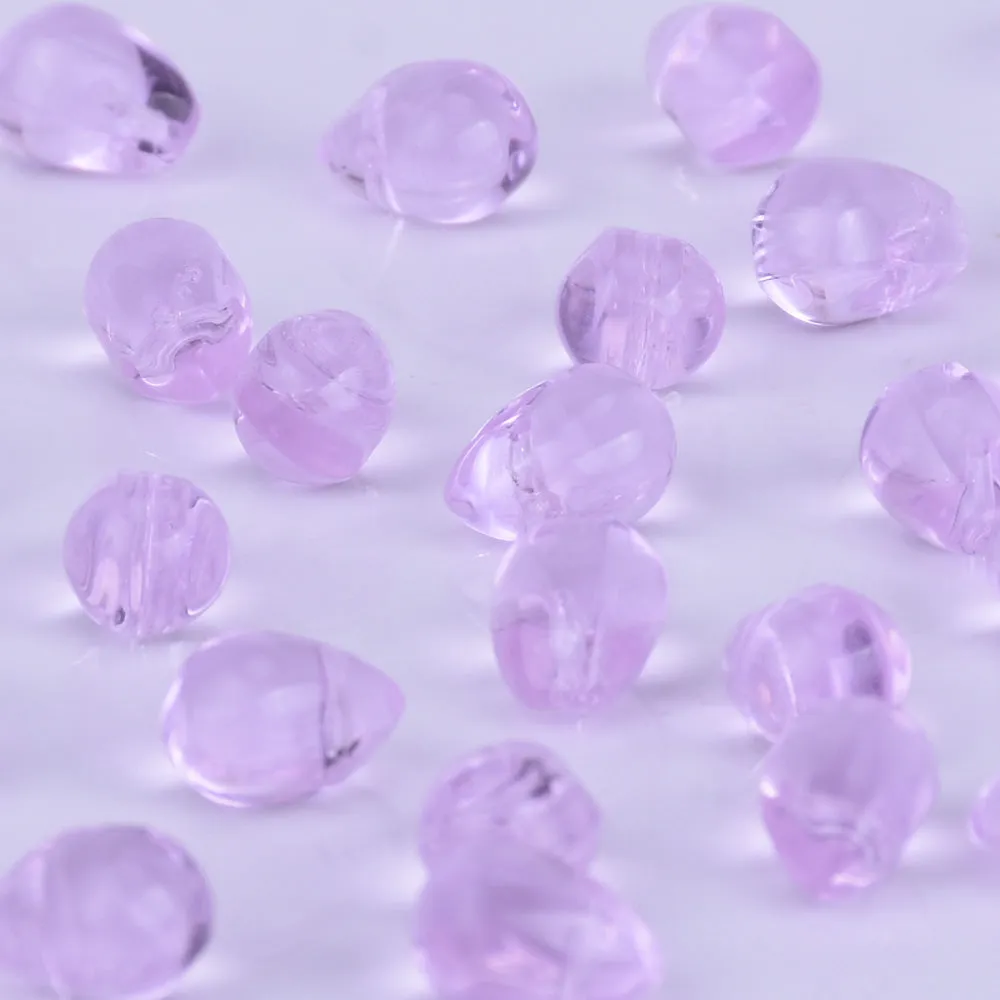 6*9mm Glass Teardrop Beads Czech beads Glass drop Beads Glass Beads Tiny Drops Seed Beads pink 50pcs