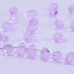 6*9mm Glass Teardrop Beads Czech beads Glass drop Beads Glass Beads Tiny Drops Seed Beads pink 50pcs