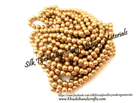 Acrylic 8mm Gold beads