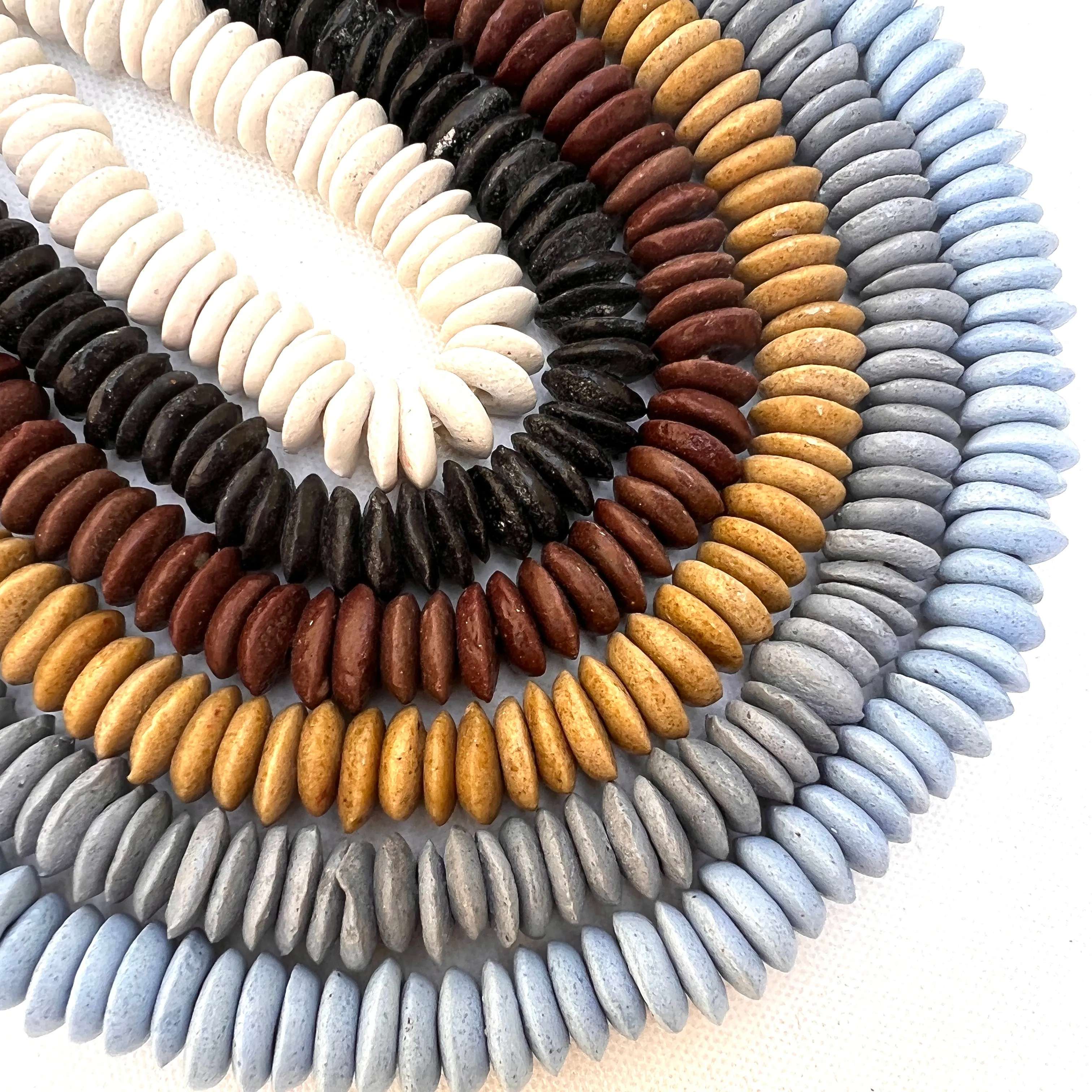 African Saucer Disk Beads