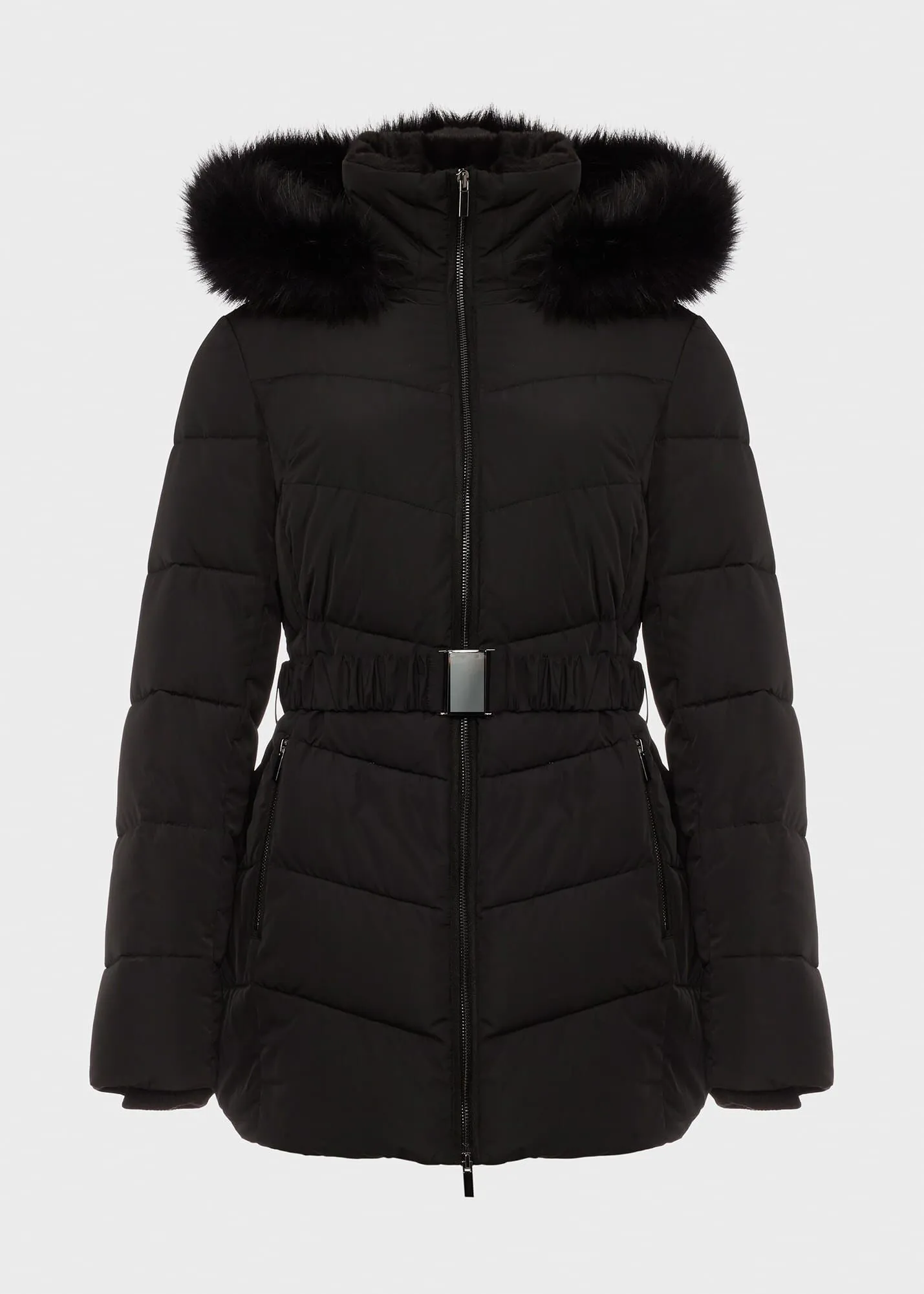 Allie Belted Puffer Jacket 