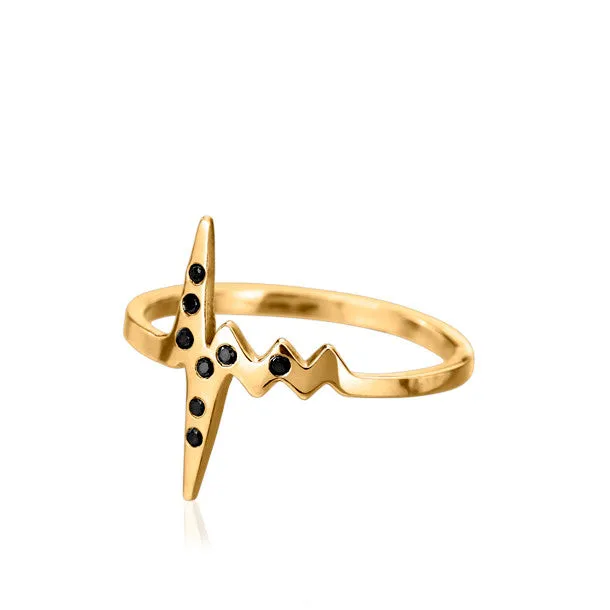 AMOUR TINY HEARTBEAT DIAMOND RING