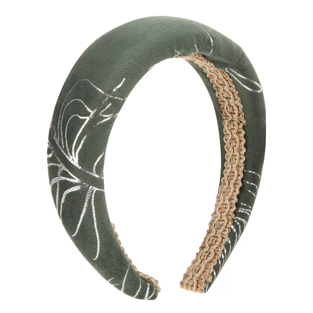 AOIFE MULLANE Halo Padded Headband - Moss