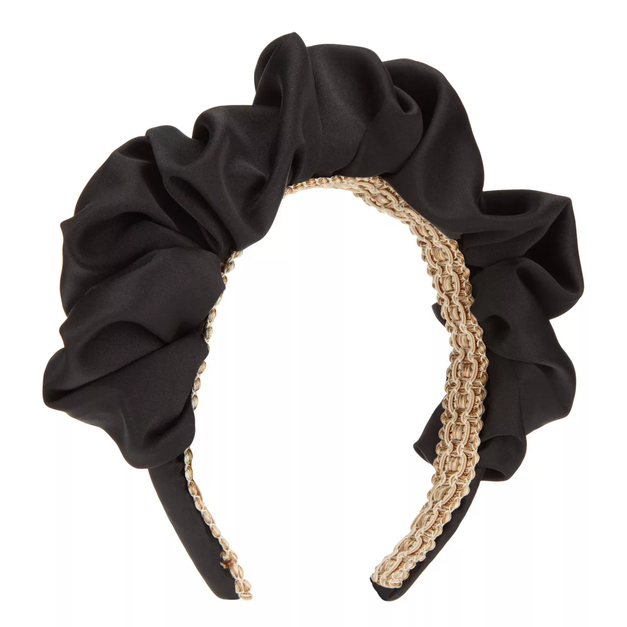 AOIFE MULLANE Scrunched Headband - Black