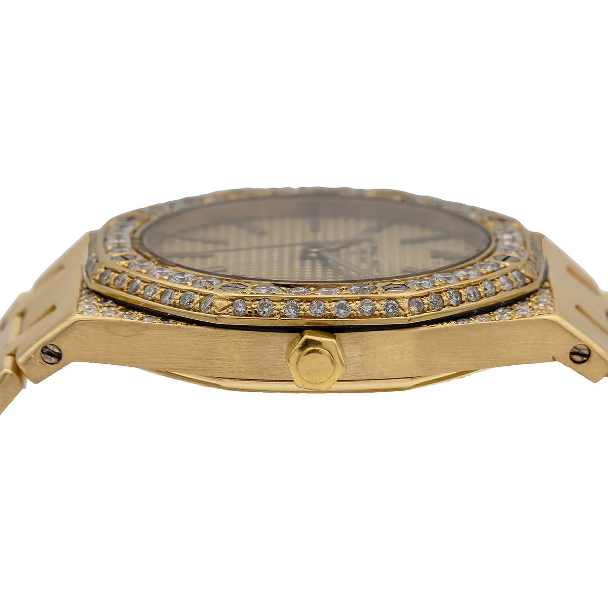 Audemars Piguet Royal Oak 4100 30MM Champagne Dial With Yellow Gold Bracelet