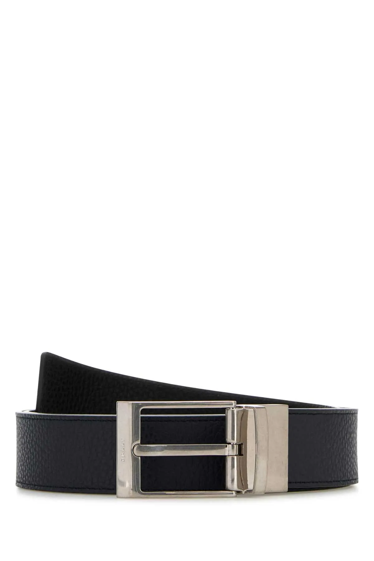 Bally Midnight Blue Leather Reversible Belt