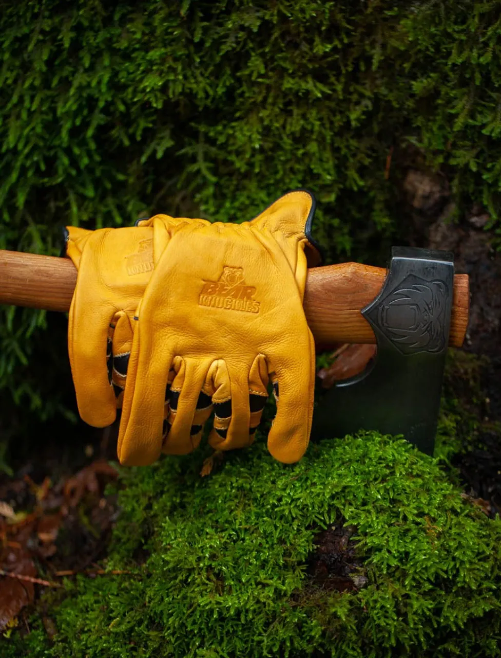 Bear Knuckles Water Resistant Cowhide Driver Gloves