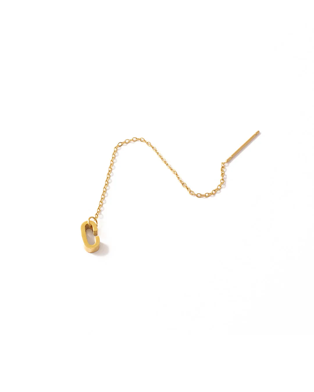 Beto Single Gold Earring