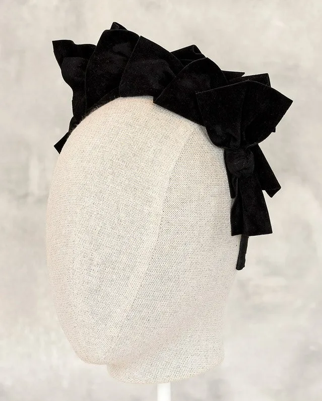 Black Faux Suede Headband