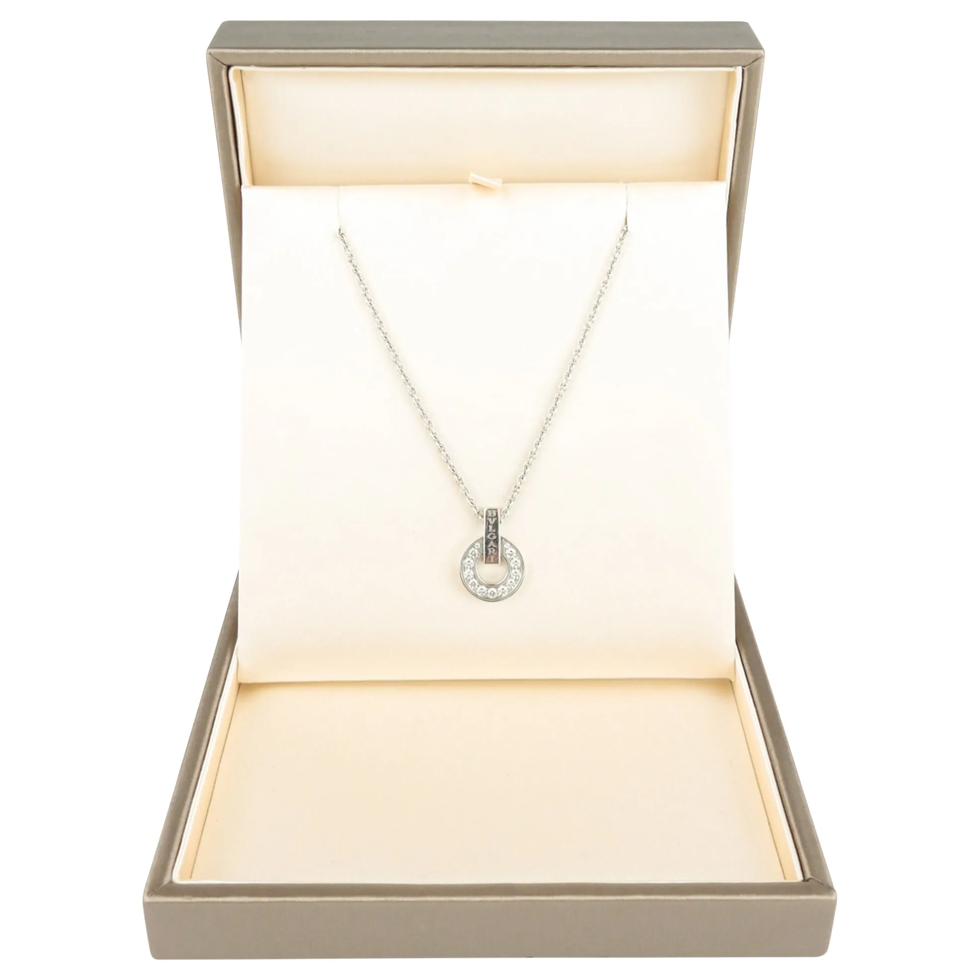 Bulgari 18k White Gold and Diamond Bvlgari Bvlgari Necklace