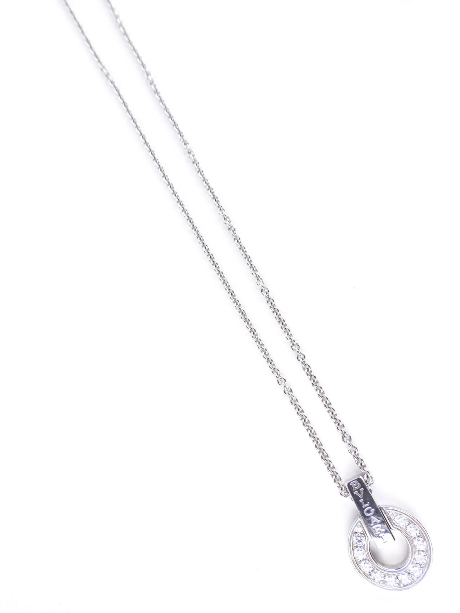 Bulgari 18k White Gold and Diamond Bvlgari Bvlgari Necklace