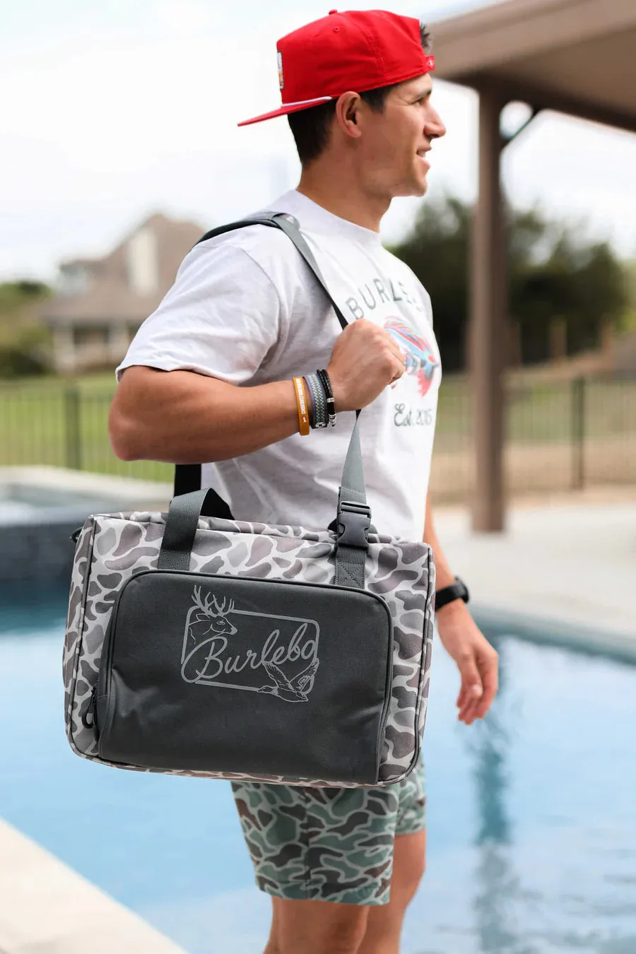 Burlebo Classic Deer Camo Cooler