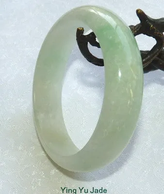 Calm Spirit Translucent Burmese Jadeite Bangle Bracelet 57.5mm (BB2917)