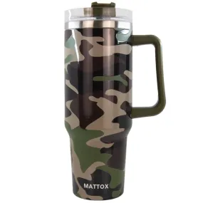 Camo Print Tumbler Cup for Men