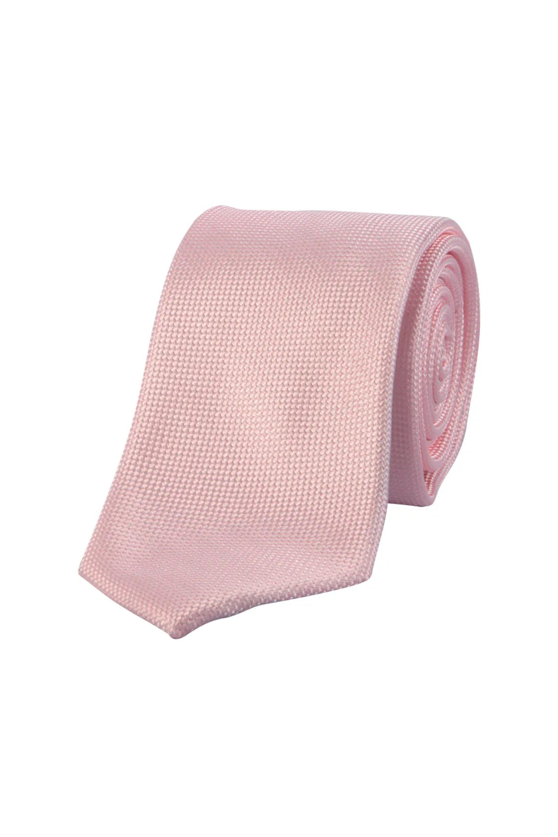 Carlo Visconti Pink Self Pattern Tie