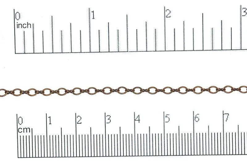 CH245, Petite Cable Chain - Per Foot