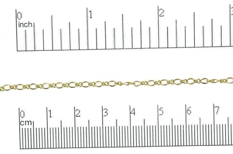 CH302, Figaro Chain - Per Foot