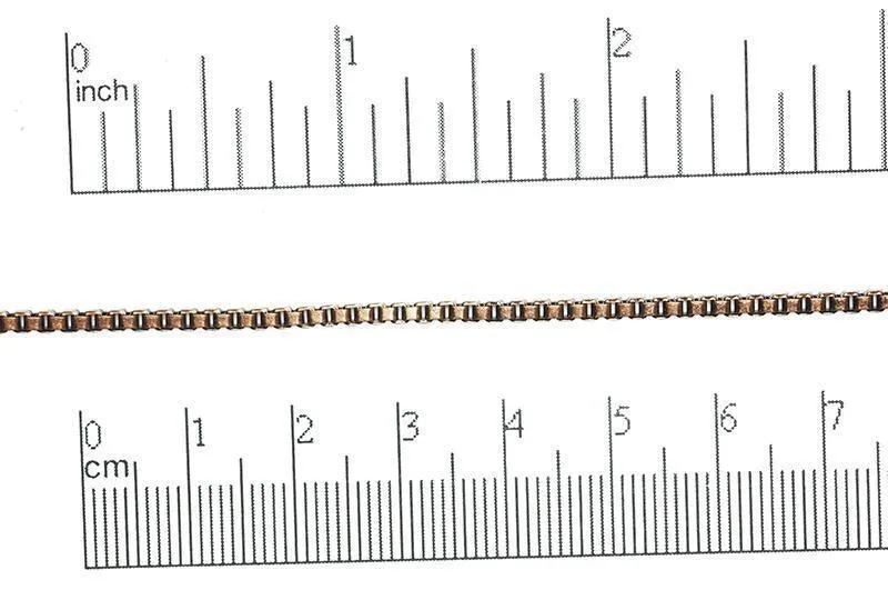 CH304, 2mm Box Chain - Per Foot