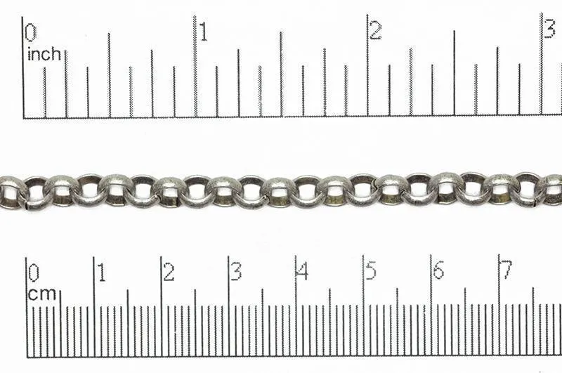 CH823, 6mm Rolo Chain - Per Inch