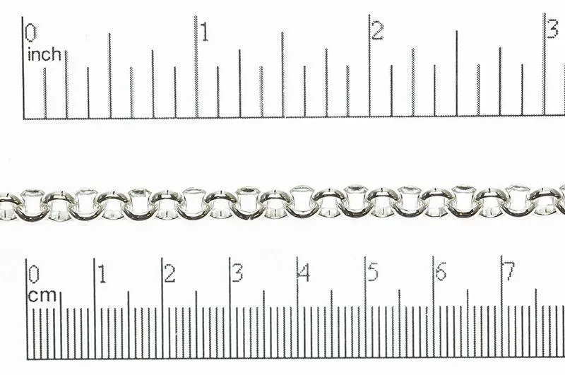 CH823, 6mm Rolo Chain - Per Inch