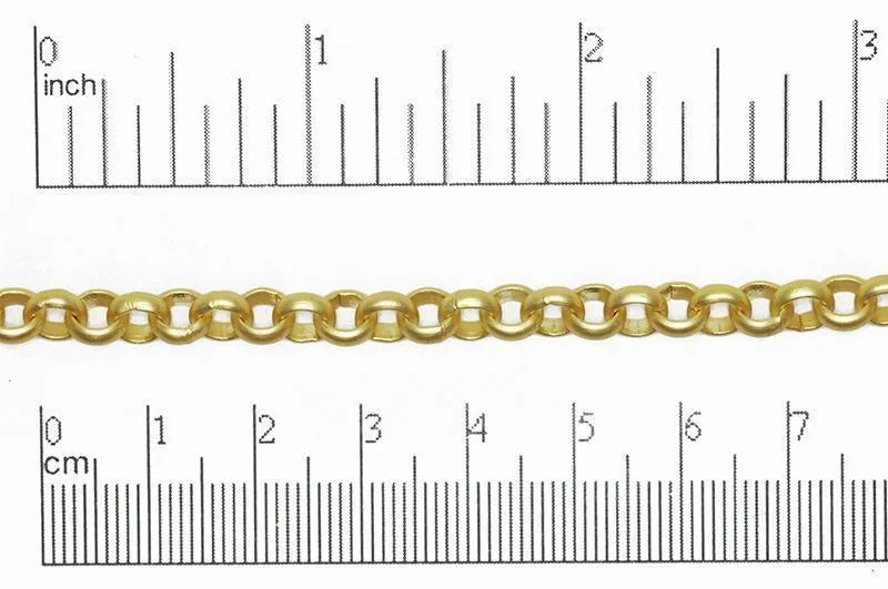 CH823, 6mm Rolo Chain - Per Inch