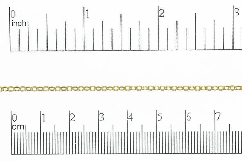 CH825 Petite Cable Chain - Per Foot