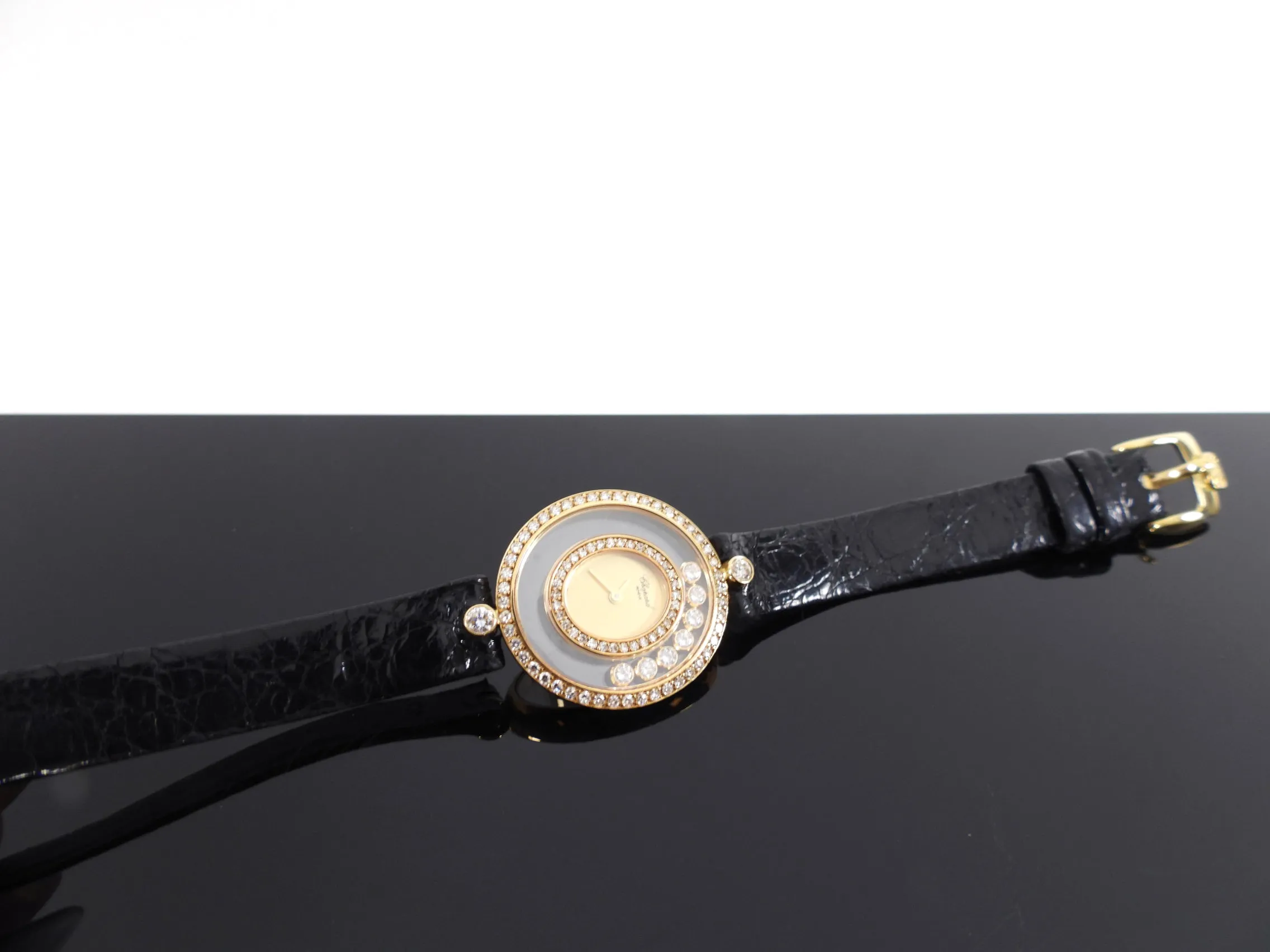 Chopard Happy Diamonds 18k Gold Watch