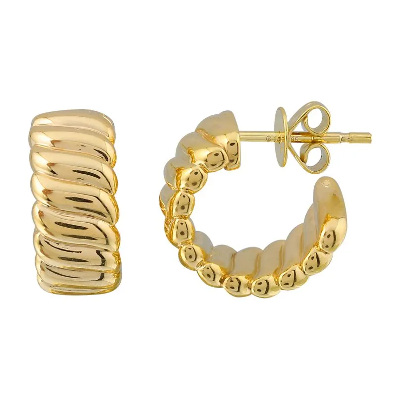 COCO CROISSANT OPEN HOOP EARRINGS