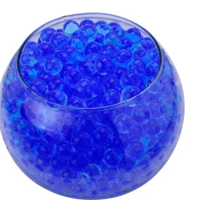 Crystal Soil Water Beads Mud Balls for Wedding, Party, Decor, Flower Arrangements,Grow Ball Craft-Home Decor dark blue 100 gram/