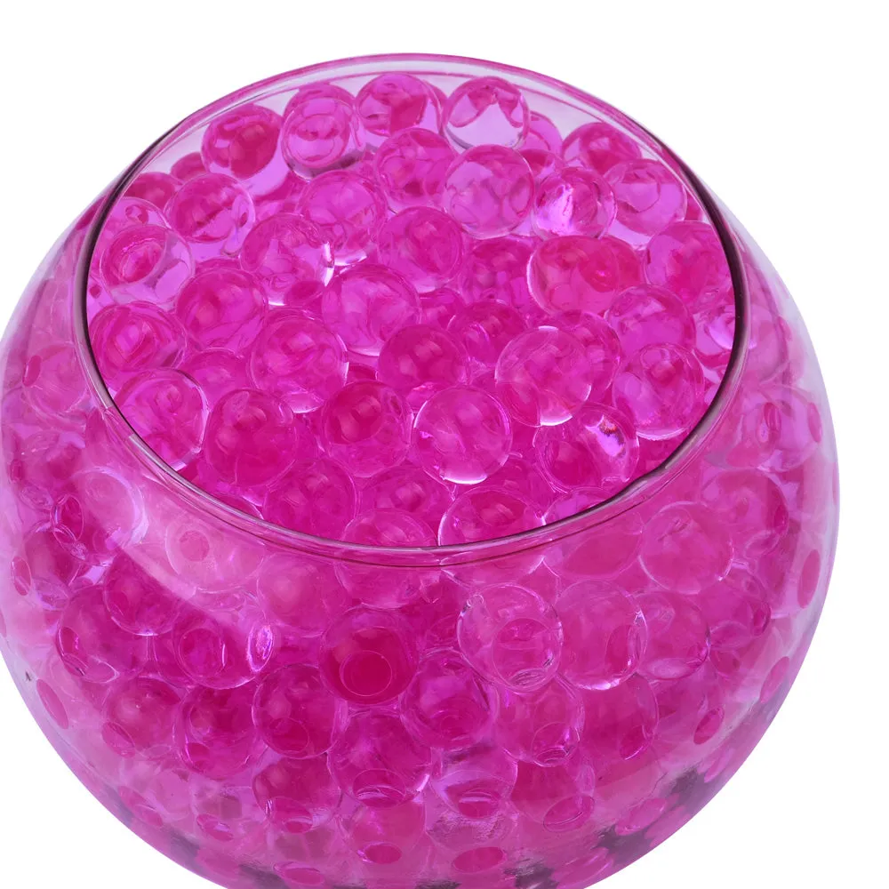 Crystal Soil Water Beads Mud Balls for Wedding, Party, Decor, Flower Arrangements,Grow Ball Craft-Home Decor Red wine 100 gram/l