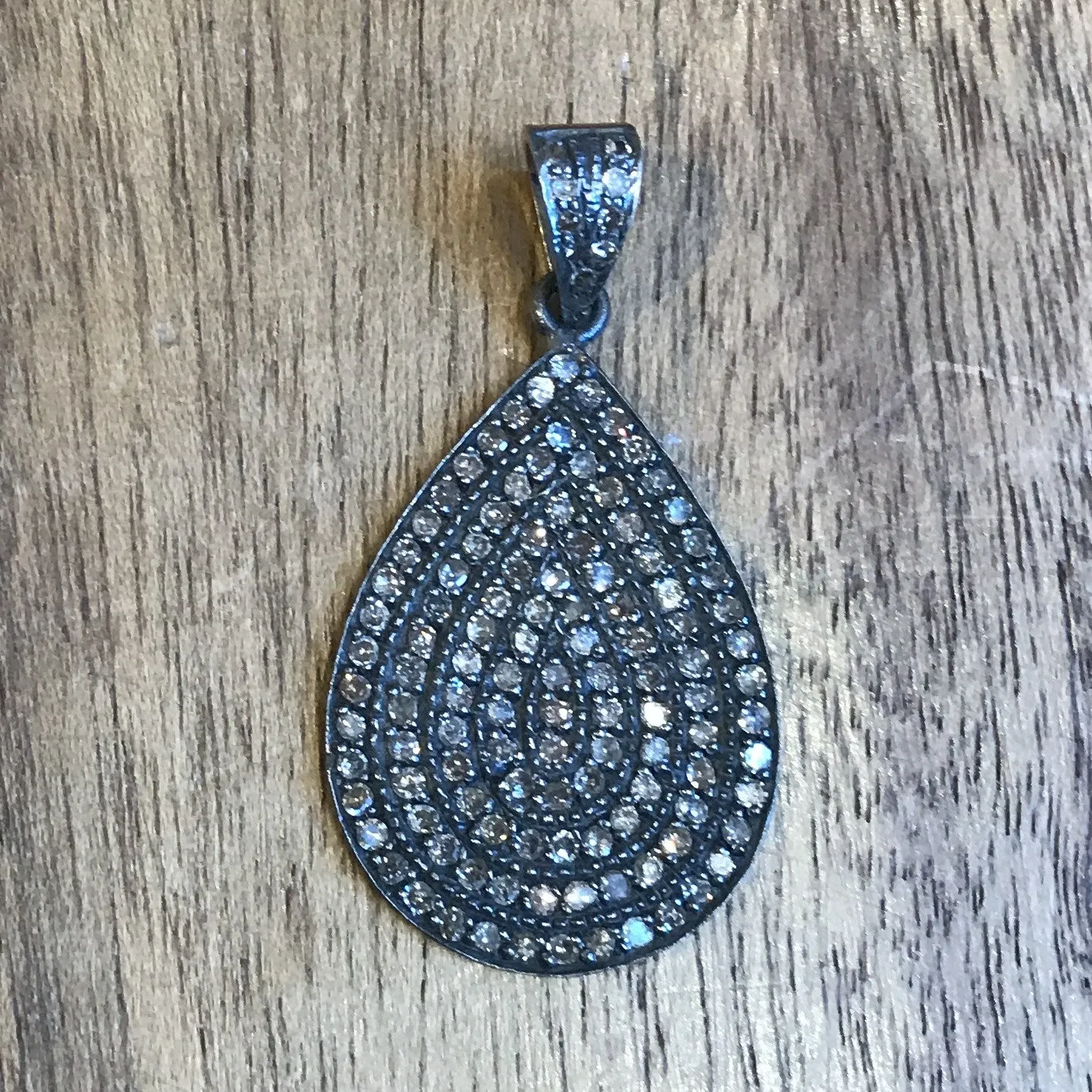 Diamond Teardrop Pendant