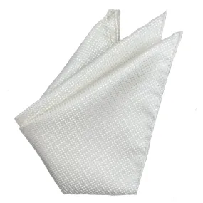 Dormeuil Ivory Textured Pocket Square