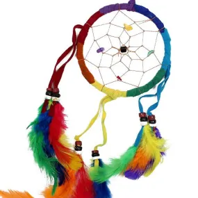 Dreamcatcher - rainbow 9.5cm