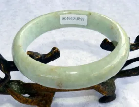 Endlessly Interesting Burmese Jadeite Grade A Bangle Bracelet 57 mm + Certificate (697)