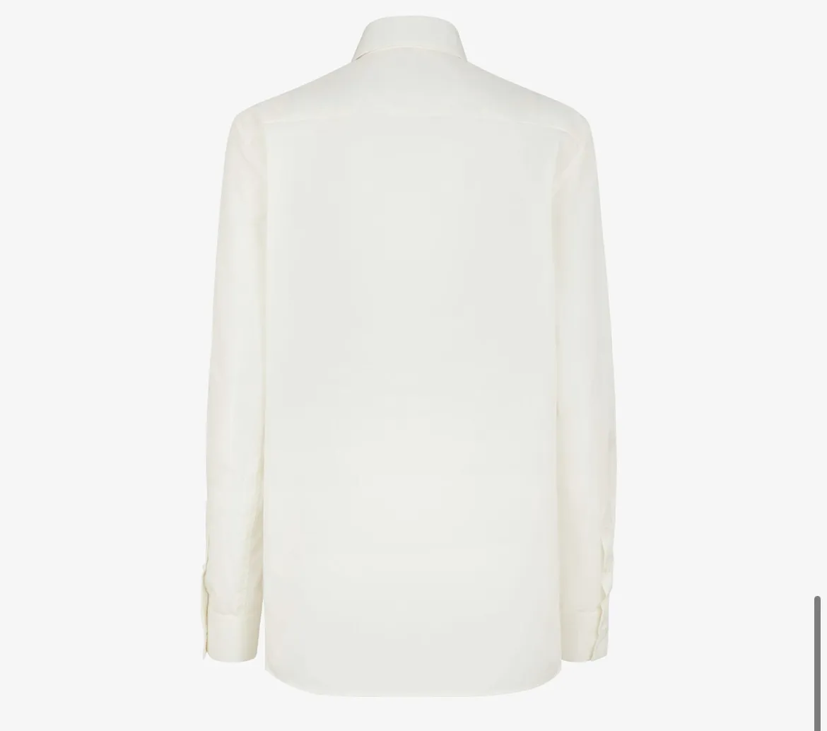 FENDI  |Unisex Cotton Logo Luxury Shirts