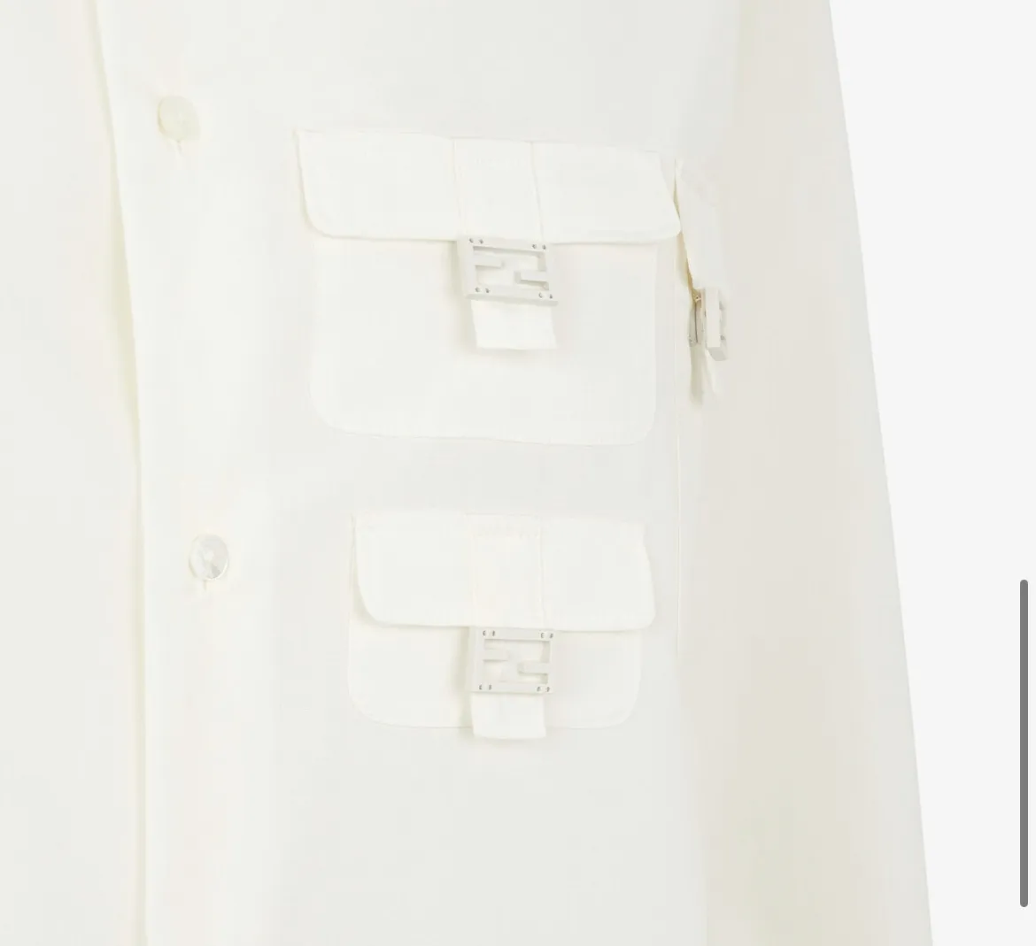 FENDI  |Unisex Cotton Logo Luxury Shirts