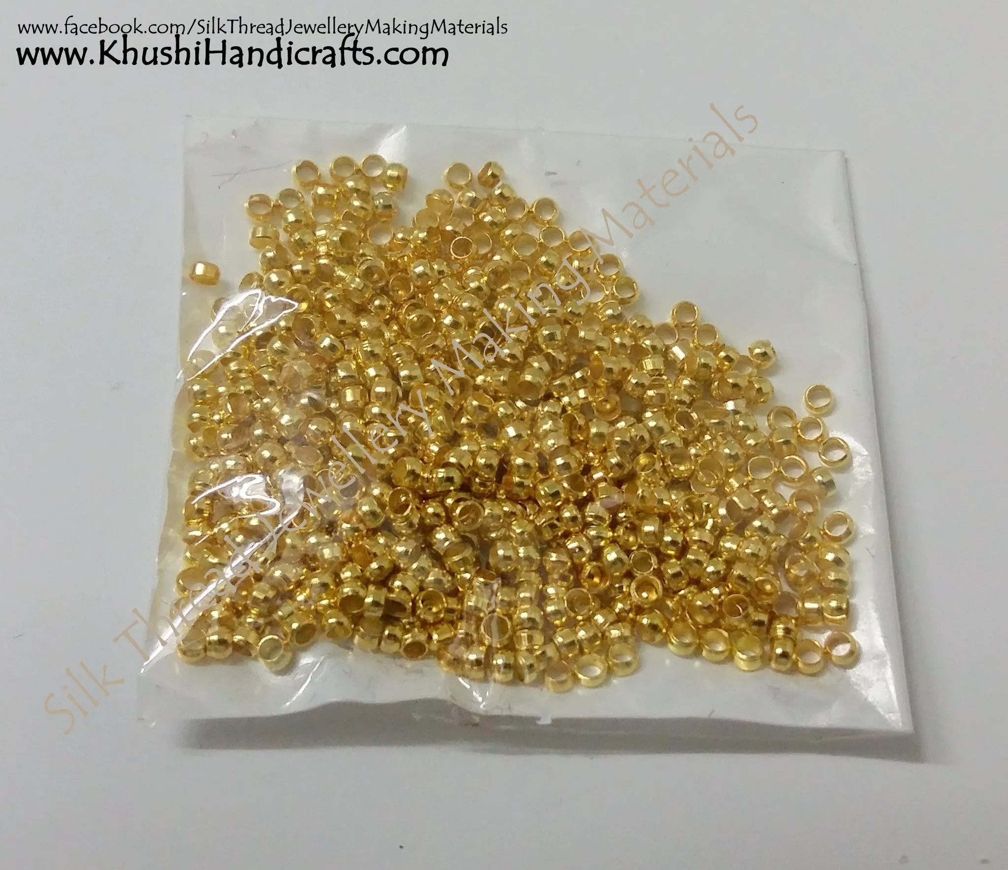 Gear Lock Beads / Crimp beads / Crimping Bead 2mm