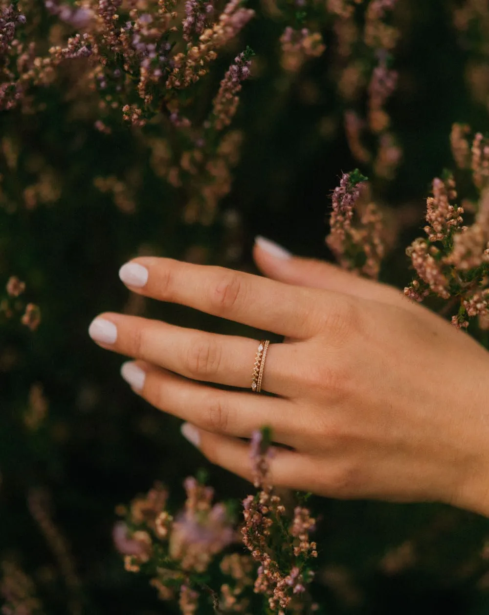 Idun Diamond Band with Chocolate Diamonds and Diamonds