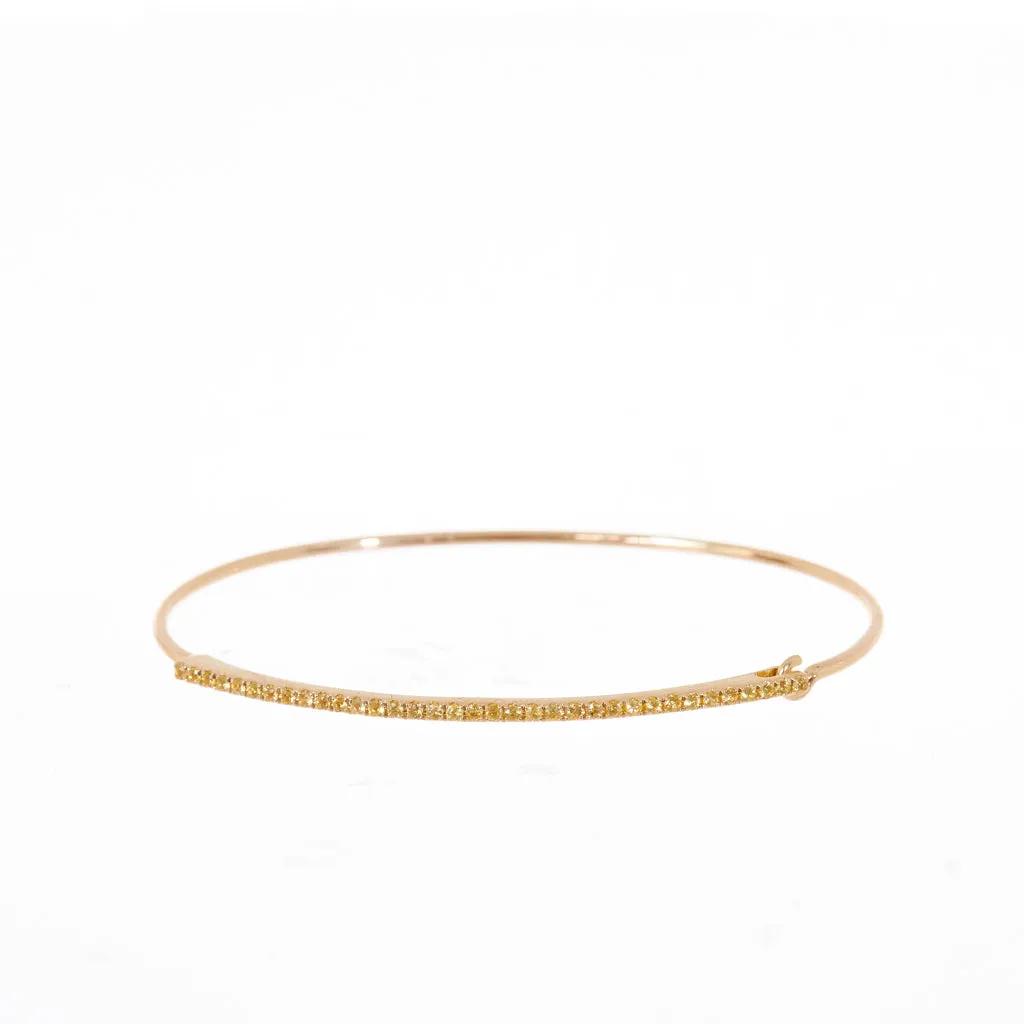 Jaime Yellow Sapphire Bangle