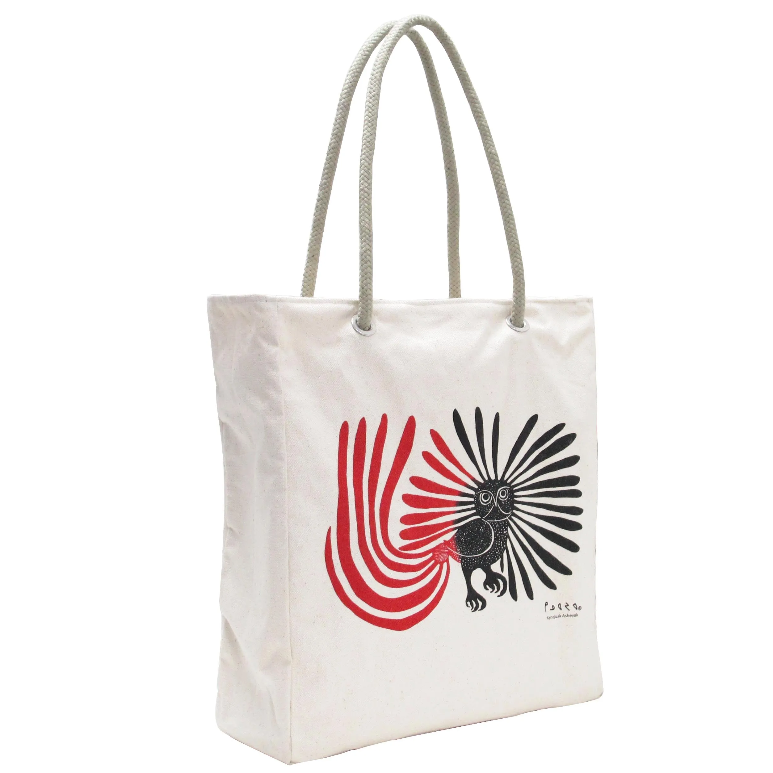 Kenojuak Ashevak Enchanted Owl  Eco-Bag