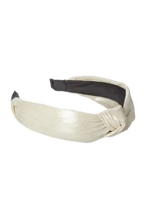 Knotted Metallic Headband