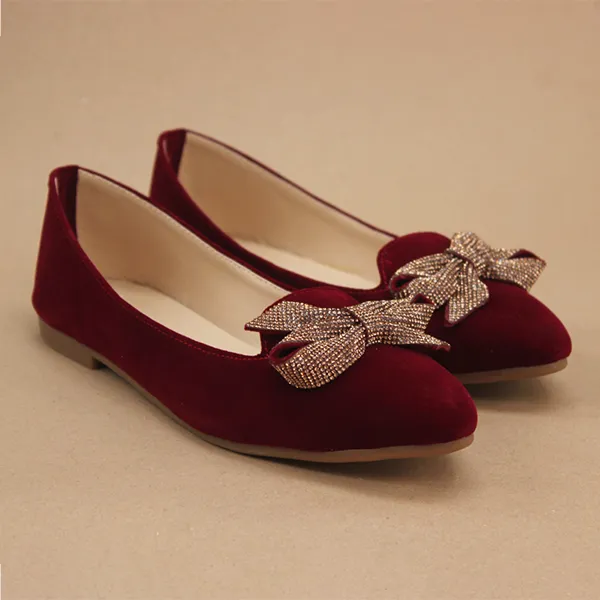 Maroon Fancy Pumps for Women