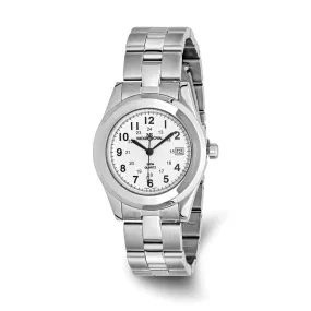 Mountroyal Mens Stainless Steel White Dial Sport Watch